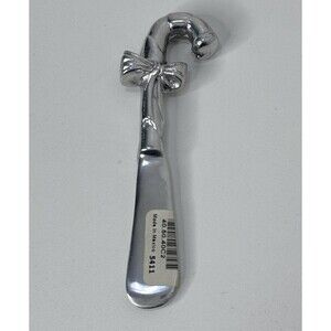 Fabulous Pewterware Pewter Butter Spreader Knife Candy Cane Christmas